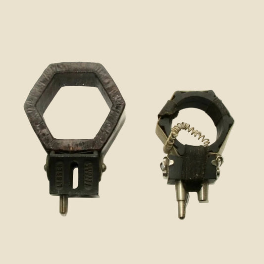 Vintage Pair Of Gambrell / Basketweave Coils Efficiency Inductance D