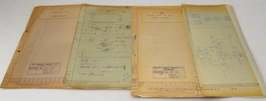 Vintage Technical Notes And Drawings From The Marconi Wireless Telegraph Company Development Division