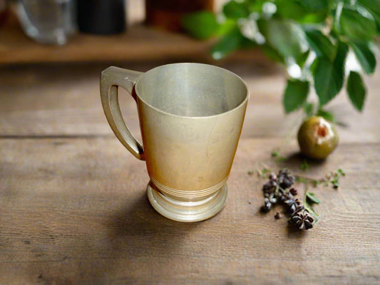 Vintage Walker and Hall Howard Pewter 1/2 Pint Tankard 1227P