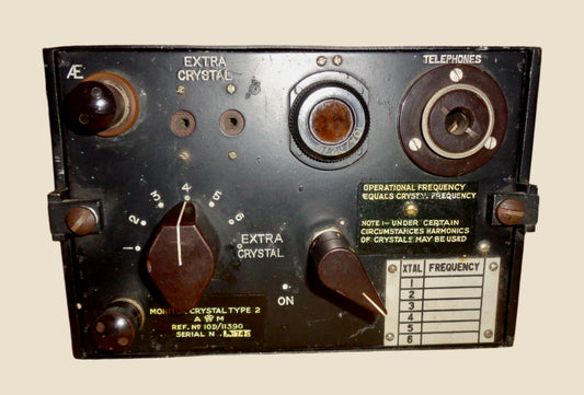 WW2 Air Ministry Aircraft Crystal Monitor Type 2 10D/11390 As Used By RAF Radio Operators