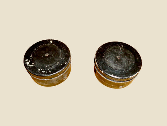 WW2 Pair Of RAF Type 32 Helmet Receivers 10A/13466 For A Flying Helmet Type C / D / E