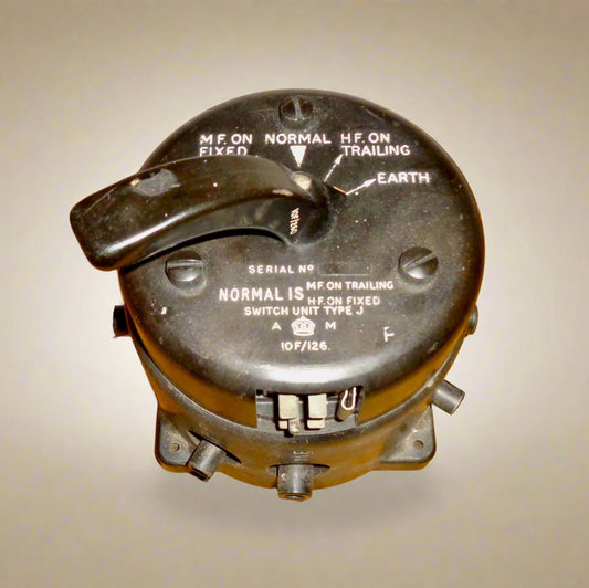 WW2 RAF Air Ministry AM Aerial J Switch 10F/126 For A Military Radio R1155/T1154