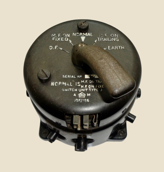 WW2 RAF Air Ministry AM Aerial J Switch 10F/126 For A Military Radio R1155/T1154