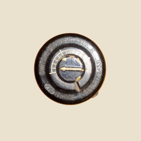 WW2 Warbird Type R Cockpit Light Dimmer Switch 5C/2453 275 Ohms