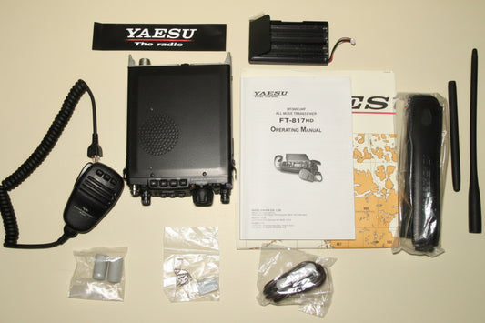 Yaesu FT817ND HF/VHF/UHF Ultra Compact Transceiver In It's Original Box With Accessories