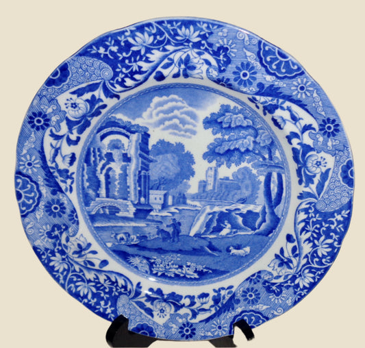 1928 Copeland Spode Italian 9 Inch Diameter Breakfast Plate