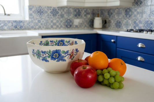 1940s Masons Ironstone Strathmore C4792 Octagonal Fruit Bowl