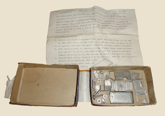 1970s W&T Road Vehicle Kit A4 4mm Scale In White Metal By Rowland Miniatures