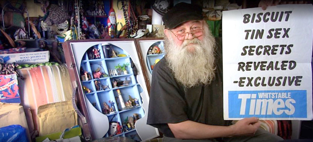 1980 Huntley And Palmer Rude Edwardian Garden Party Biscuit Tin