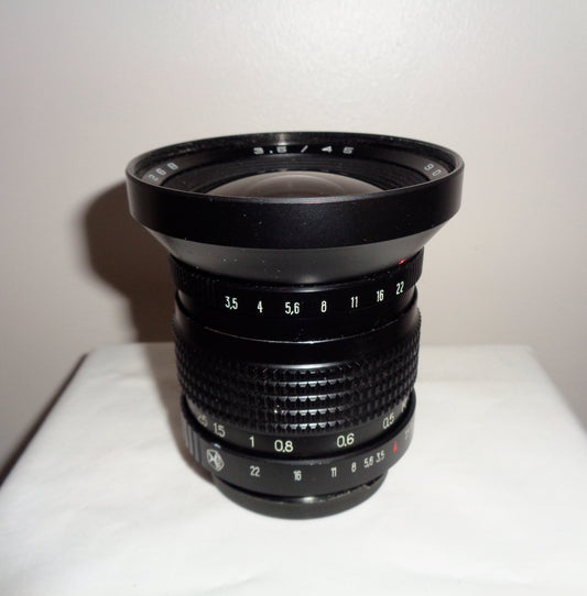 Mir 26B f3.5 45mm Camera Lens With Kiev 88 SLR medium Format Camera Mount