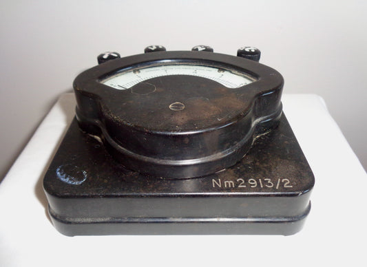 Vintage Sangamo Weston Bakelite DC Ammeter 0 To 5 Amperes Nm 2913/2