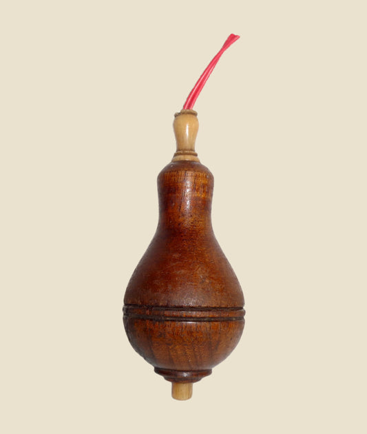 Antique Wood British Butler Bell Push