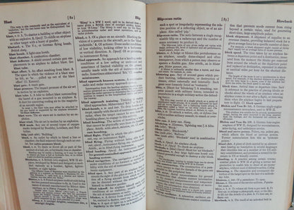 1957 The United States Air Force Dictionary Published by D Van Nostrand Company