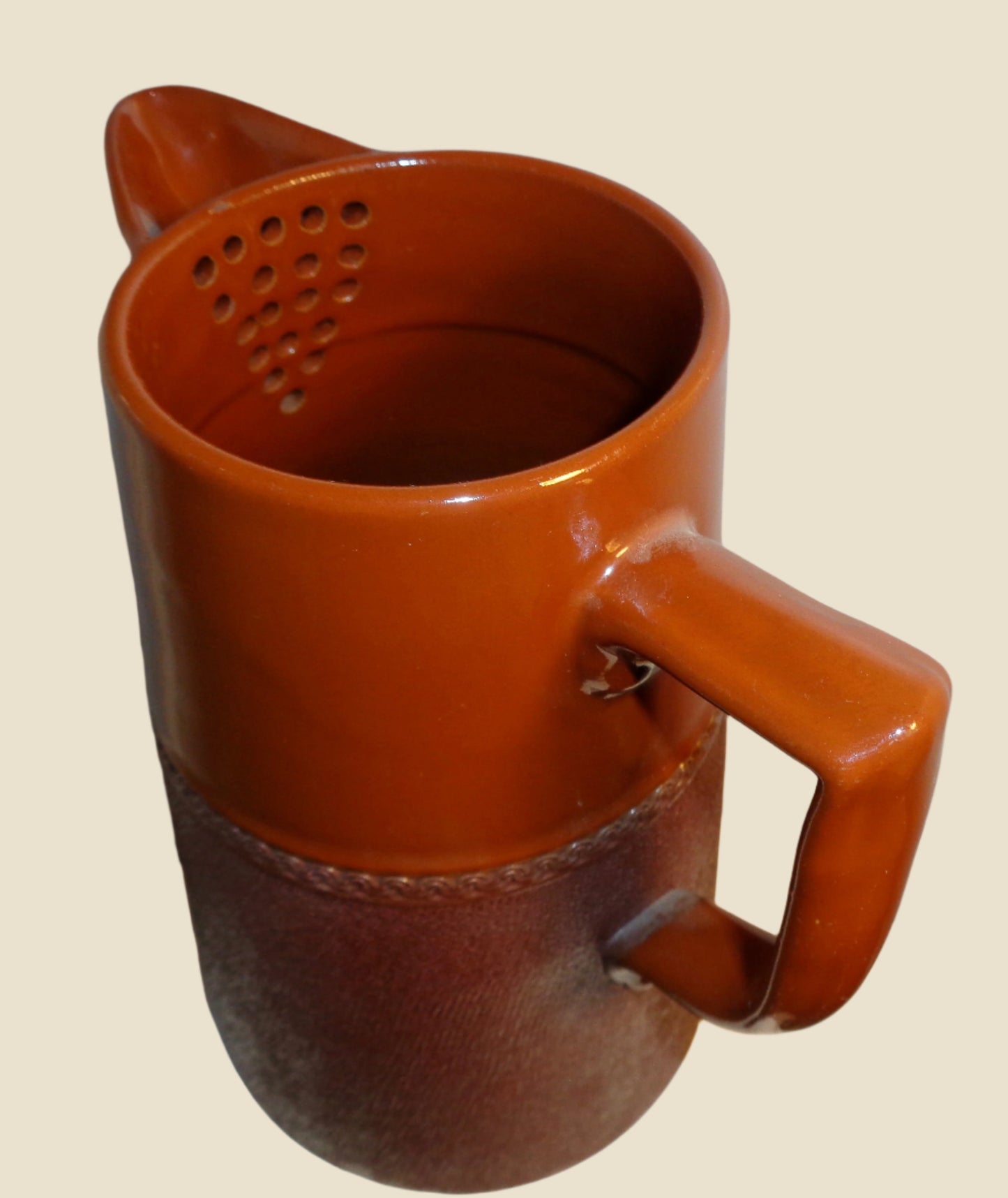 Antique Edwardian Lovatt Pottery 3-Pint Teapot / Coffee Pot