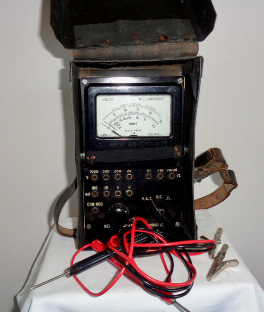 1960s Decca Radar Moving Coil Multimeter Made By Pullin. Used in MV Maplin