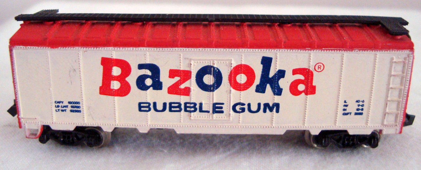 Vintage N-Gauge Bazooka Bubble Gum Container Wagon