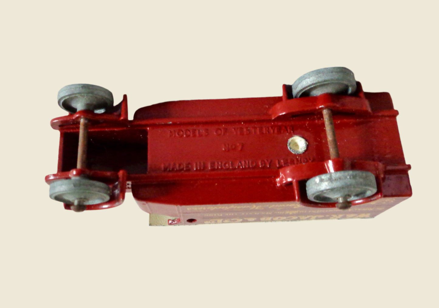 1950s Lesney Matchbox No.7 Jacob's Biscuits Models Of Yesteryear MOYY Four Ton Leyland Lorry