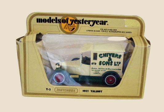 Matchbox Lesney Model Y-5 1927 Talbot Chivers & Sons