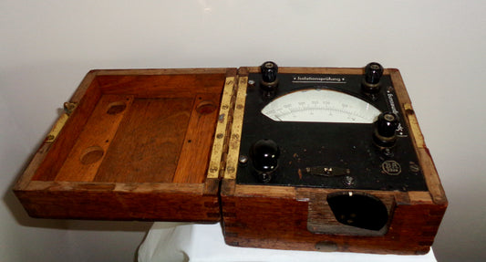 1941 Hartmann And Braun Moving Coil Insulation Meter IKb / FI