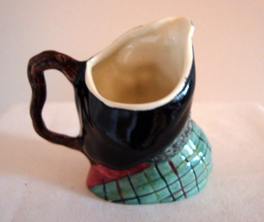 Small Vintage Hand Painted Kelsboro Ware Auld Mac Character Jug