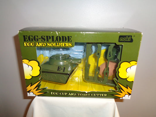 Novelty Tank Egg Cup and Toast Soldiers