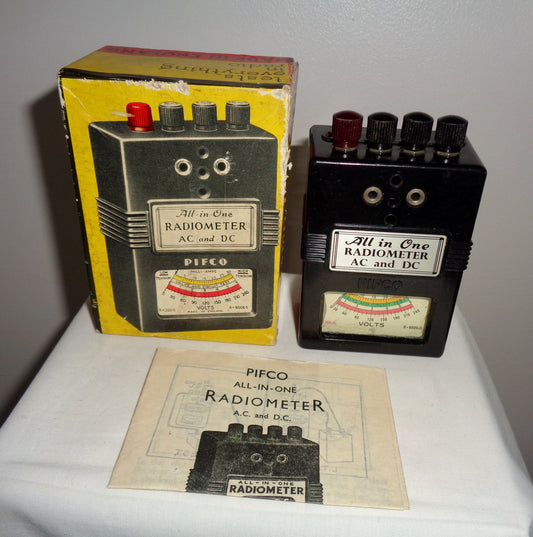 Vintage 1930s PIFCO All in One Radiometer AC And DC