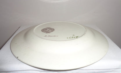 1930s Royal Doulton Dickens Ware Mr Micawber 6.5 Inch Side Plate. Pattern Number D2973