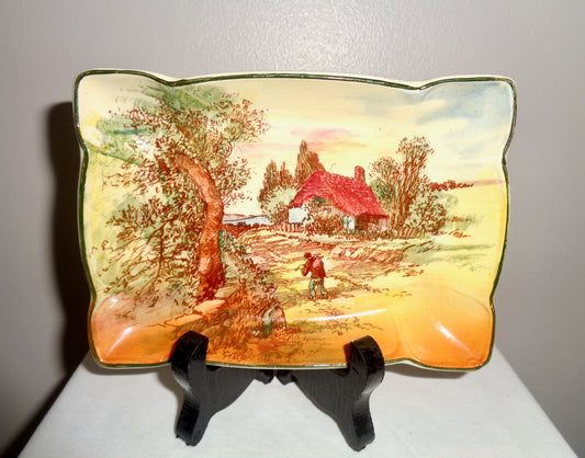 1936 Royal Doulton Rustic England Trinket Dish D5694