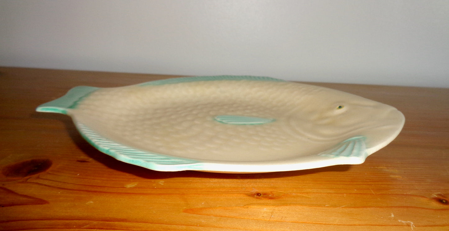 1930s Shorter & Son Staffordshire Pottery Fish plate