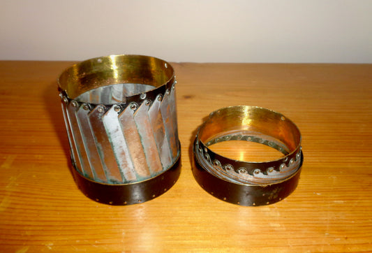 1933 Barr And Stroud Royal Navy CF41 Binocular Metal Sun Shades / Spray Shields