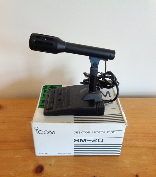 Icom SM20 600 Ohm 8 Pin Base Station Desk Microphone