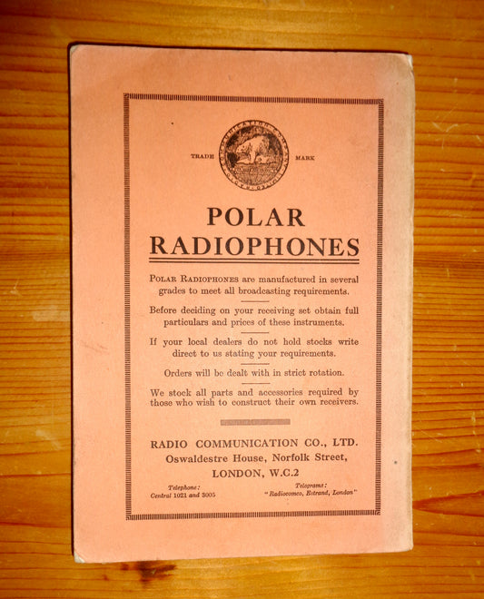 1922 Wireless Valves Simply Explained By John Scott-Taggart