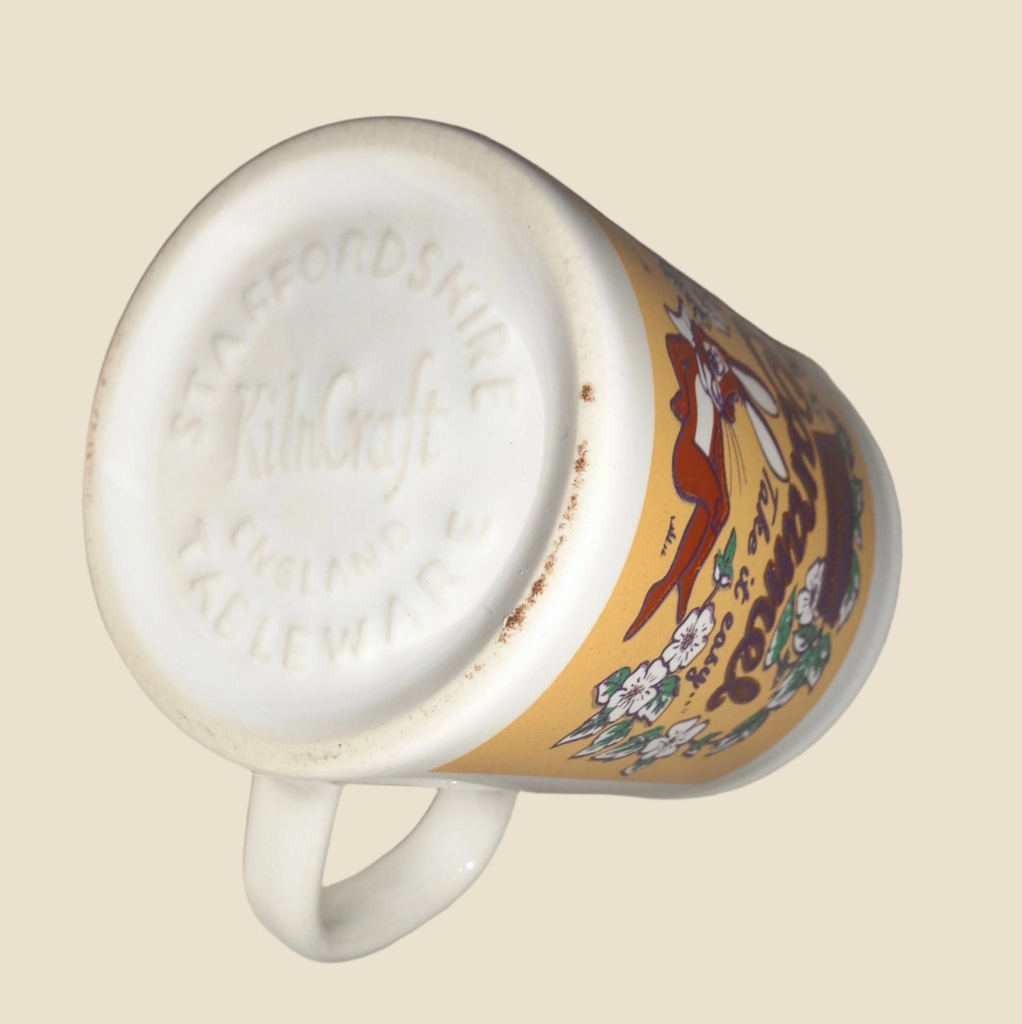 Kilncraft 1980s Cadbury's Caramel Bunny Advertising Mug