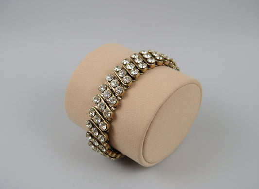 Vintage Diamante Expandable Bracelet