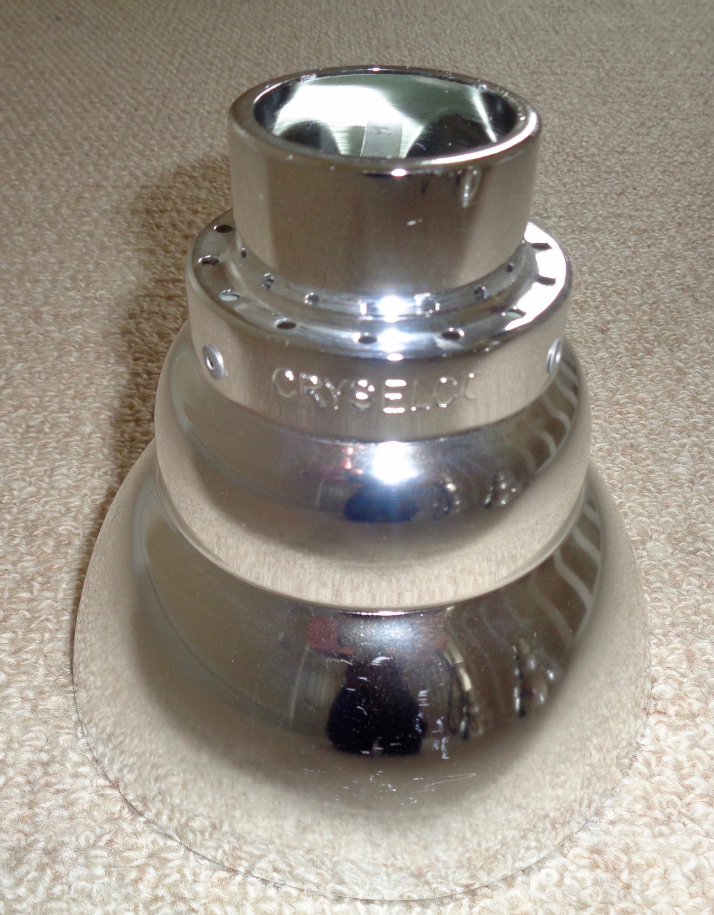 Cryselco Polished Aluminium Pendant Light/Lamp Shades