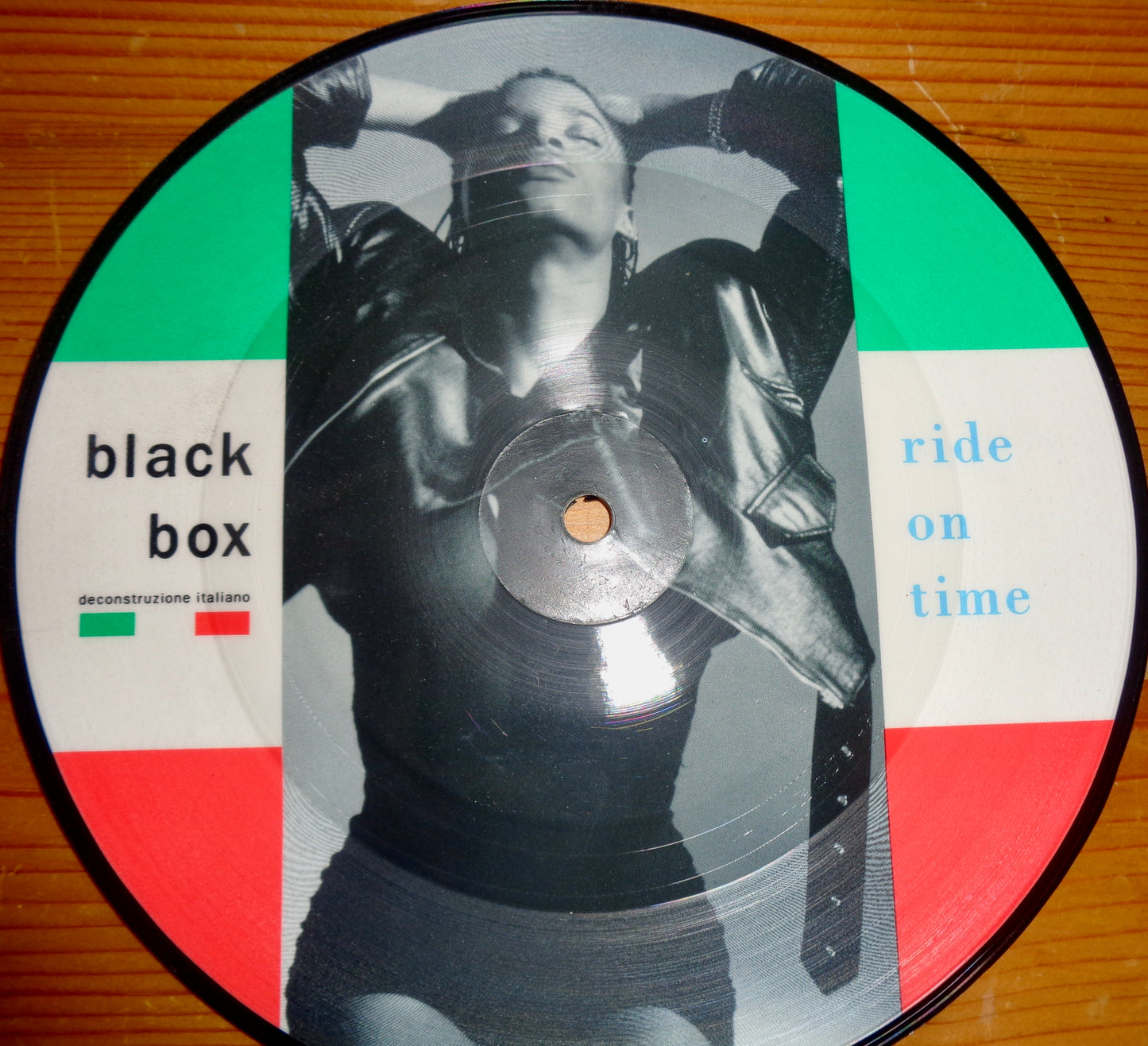 1989 Black Box Ride On Time RCA Picture Disc 45 RPM 7" Single Vinyl Record