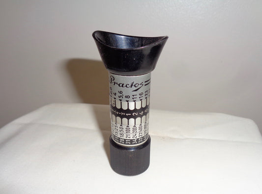 1950s Practos Exposure Extinction Meter With Original Leather Storage Case