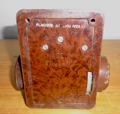 1930s Bakelite In Line Thermostat With Fahrenheit Scale 86B 924LB