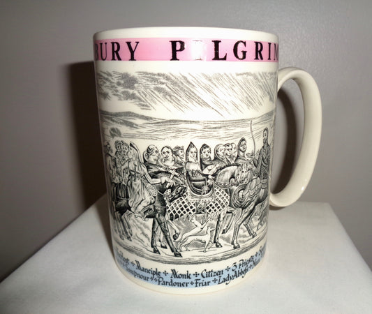 1960s Wedgwood Chaucer's Canterbury Pilgrims Commemorative Mug