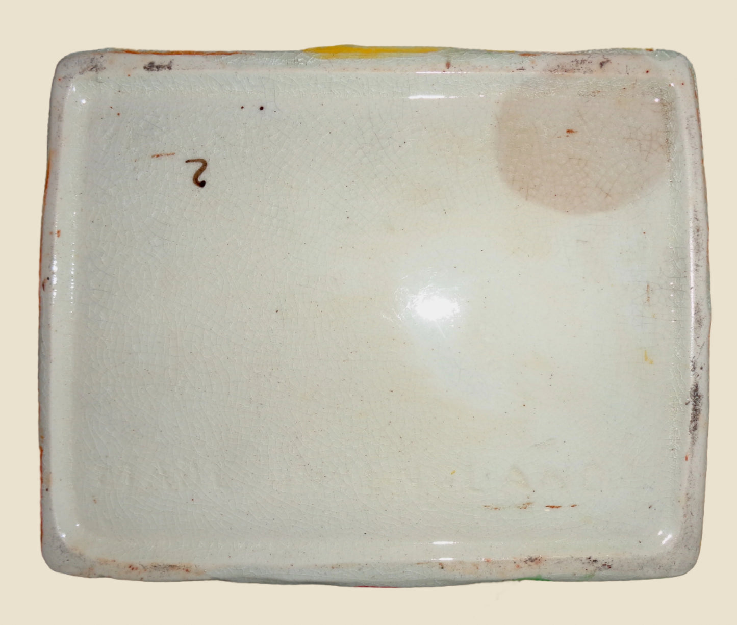 1950s Price Kensington PK Cottage Ware Pottery Biscuit Barrel With Lid And Basket Handle