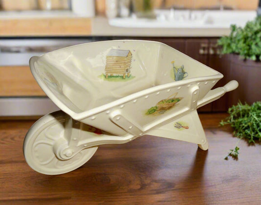 Aynsley China Edwardian Kitchen Garden Wheel Barrow