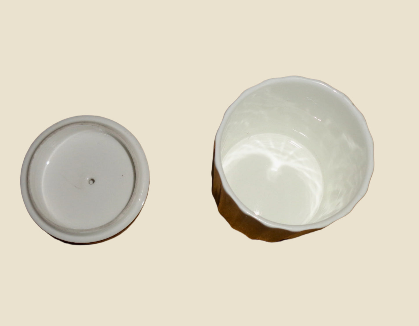 1972 Minton John Player & Sons Horizon Cigarette Jar With Lid