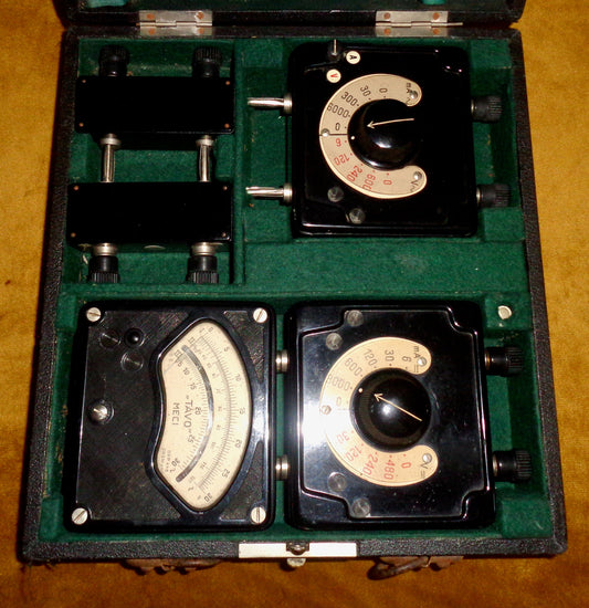 1930 Tavo Meci Multimeter With Avostat 23 / 39 by Siegfried Guggenheimer