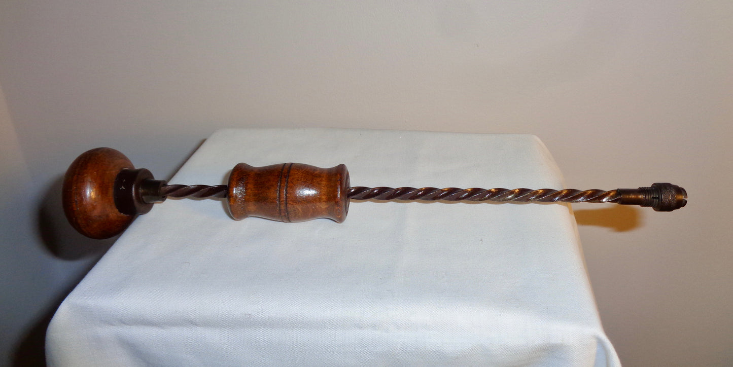 Antique Jewellers Archimedes Hand Drill