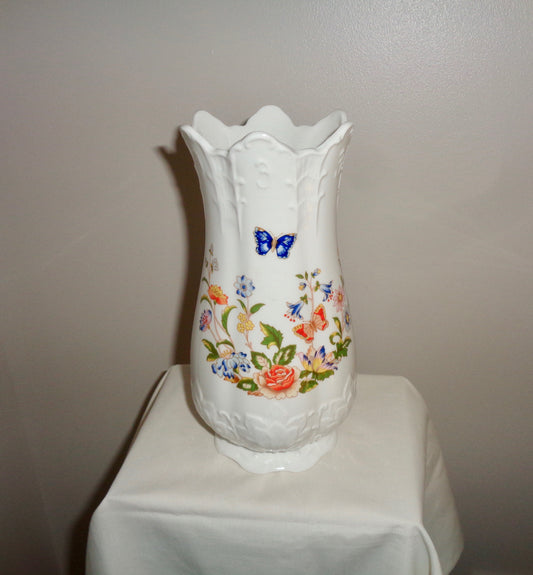1990s Aynsley Cottage Garden Vase
