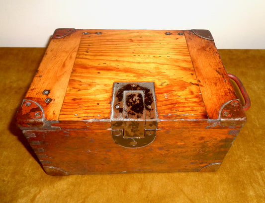 WW2 Wood Personal Effects Memorial Storage Box