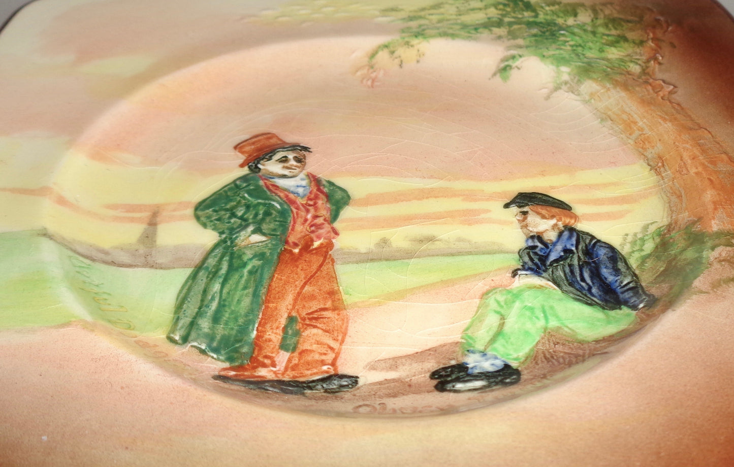 Royal Doulton Oliver Twist Square 6 Inch Side Plate D5833