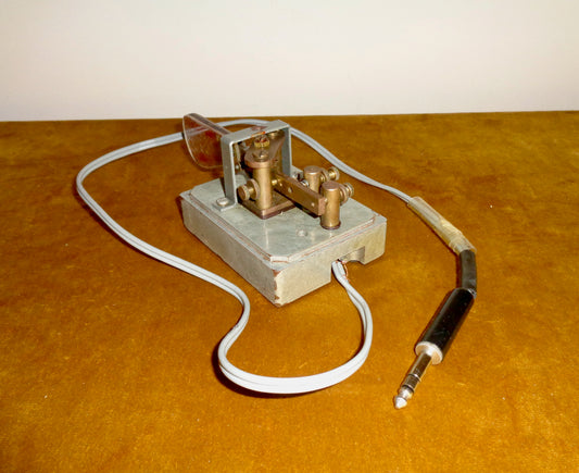 Marconi Bug/Paddle Morse Key Made For The Diplomatic Wireless Service (DWS)