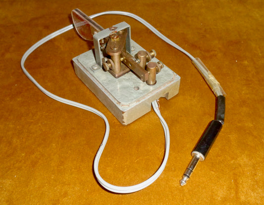 Marconi Bug/Paddle Morse Key Made For The Diplomatic Wireless Service (DWS)