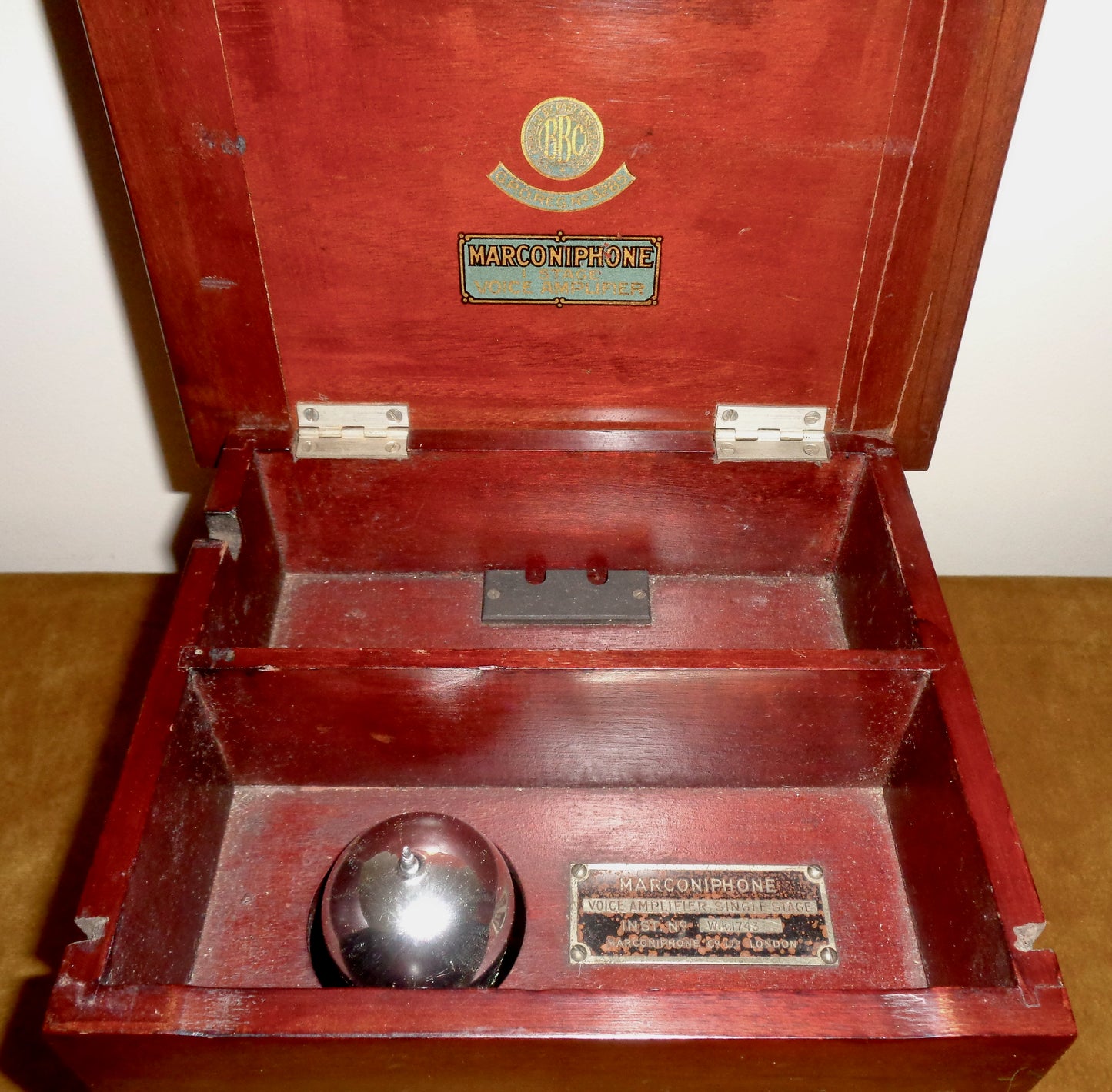 1920s Marconiphone NB1 Single Stage Voice Amplifier Wk 1743